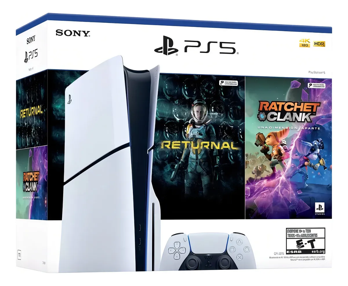 PS5 con Lectora 1TB Returnal + Ratchet 1
